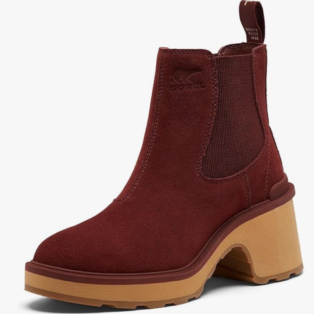 Women's Hi-Line Heel Chelsea Boots - Spice, Tawny Buff - Size 8